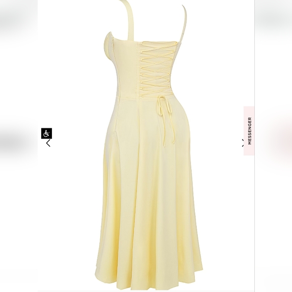 House of CB Carmen Buttercup Bustier Sundress - Picture 12 of 16